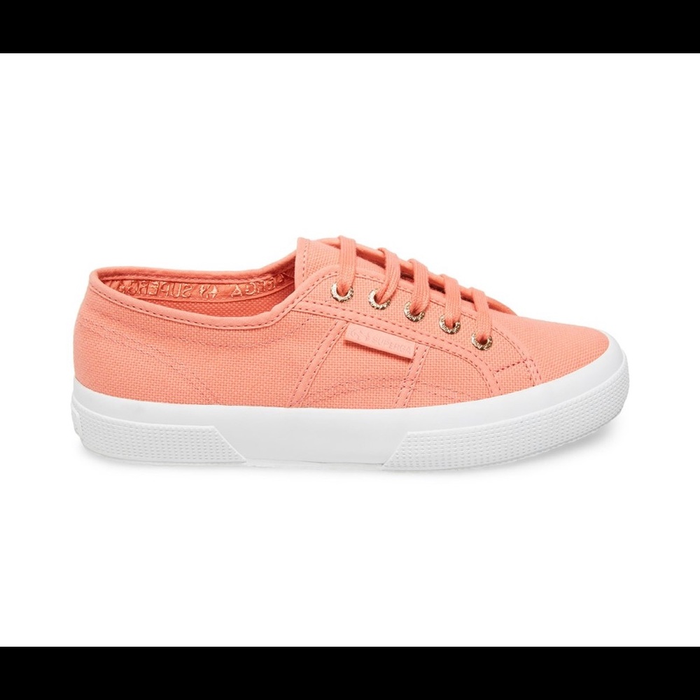 NWOT Superga Cotu Sneakers in Coral